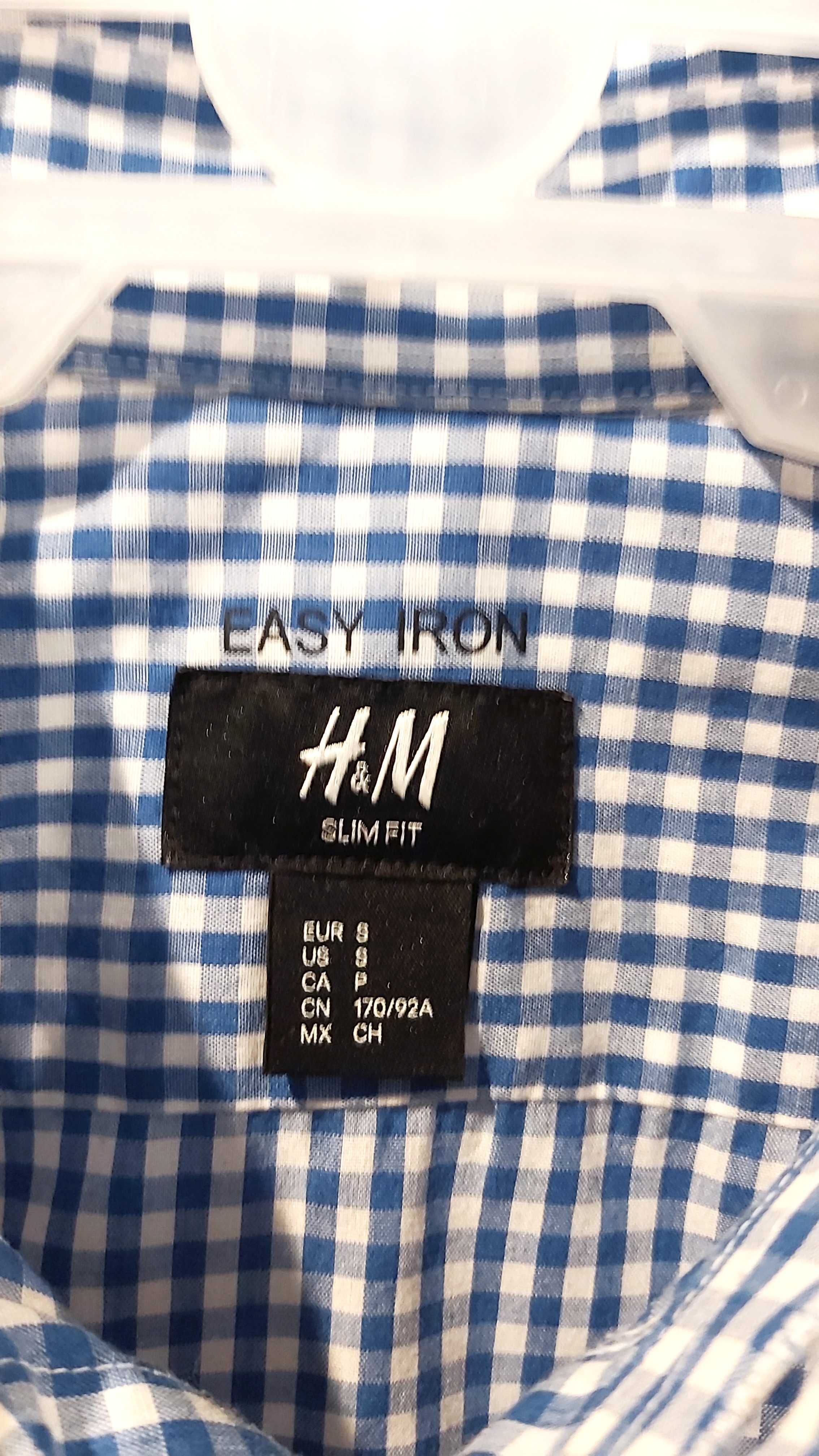 Męska koszula Slim Fit firmy H&M rozmiar S