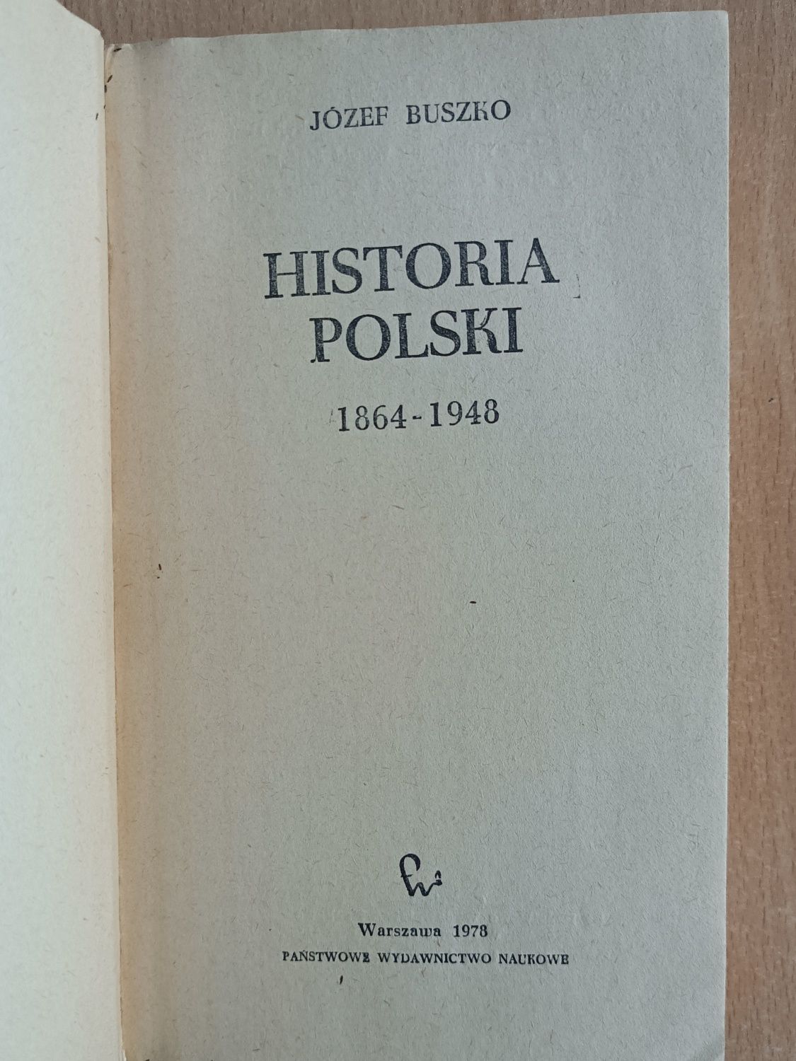 Historia Polski PWN 4 tomy / komplet