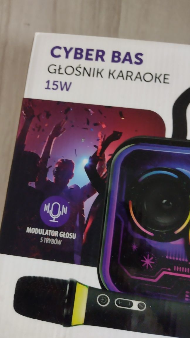 Głośnik karaoke Forever nowy