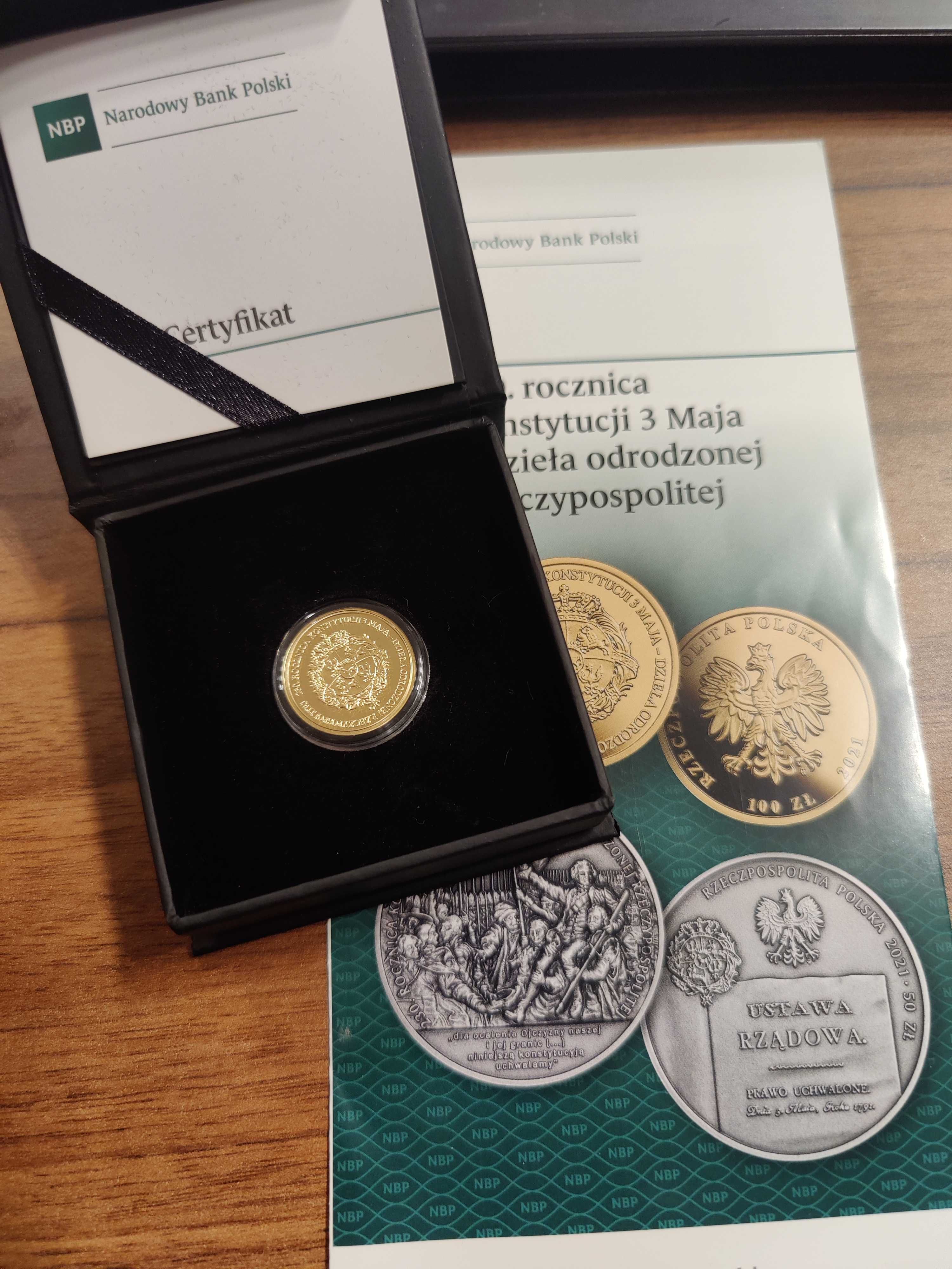 100 złotych 230 rocznica konstytucji 3 maja