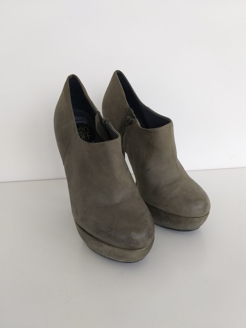 Buty botki skórzane Office London w rozmiarze 36 Nowe