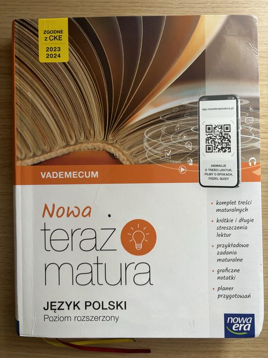 Nowa Teraz Matura Język Polski Vademecum Poziom Rozszerzony