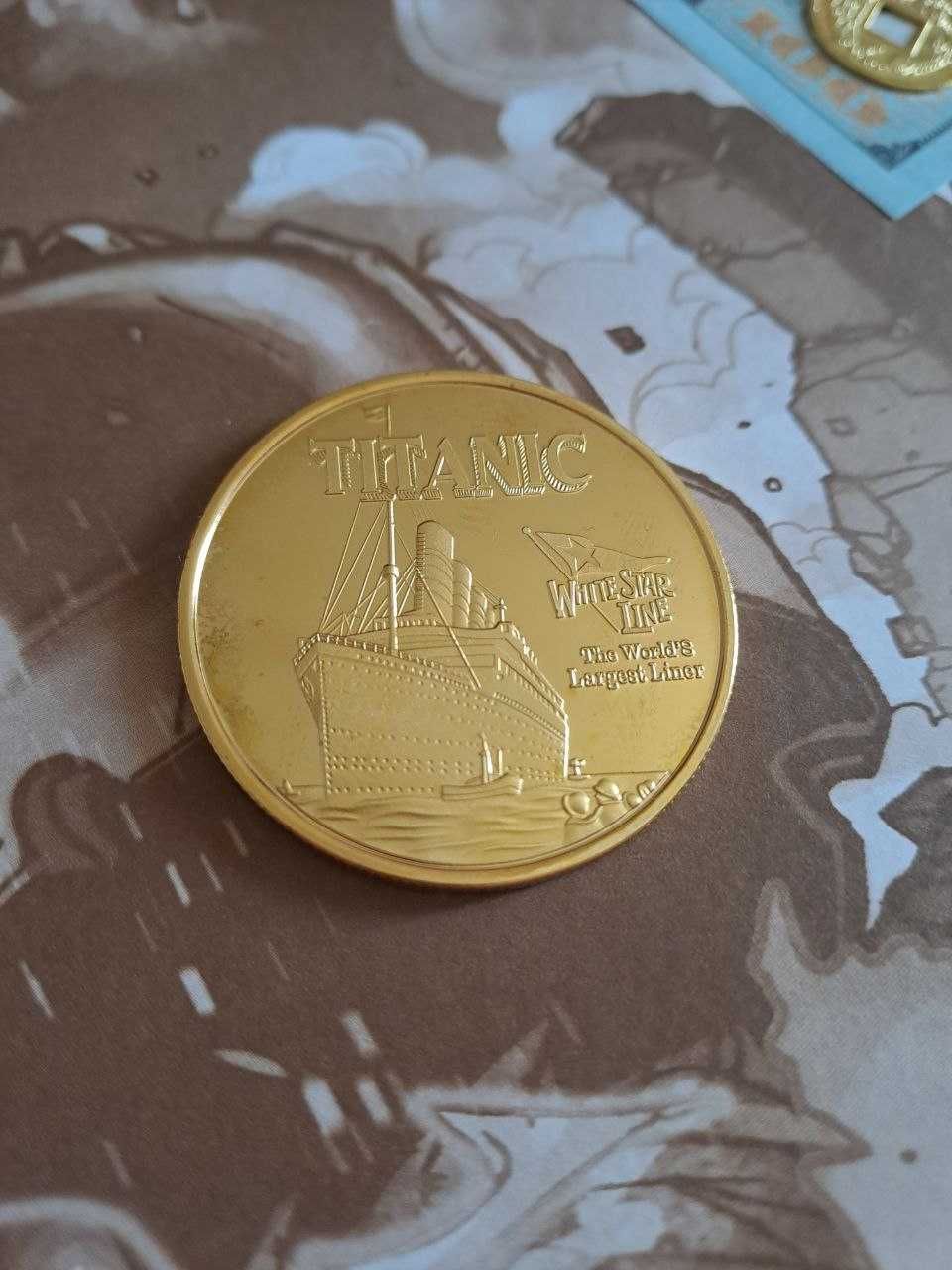 Набір з 3-х пам'ятних монет "Титанік" + подарунок