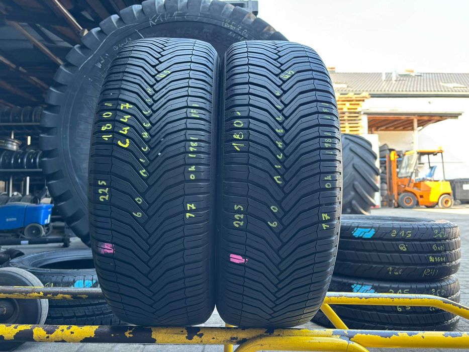 2X OPONY CAŁOROCZNE 225/60R17 103V Michelin CrossClimate+ 5.6MM 2018R