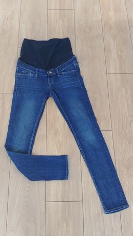 Spodnie jeansy ciążowe S H&M