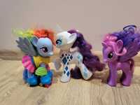 My Little Pony koniki Rarity, Rainbow Dash, Rwilight Sparkle