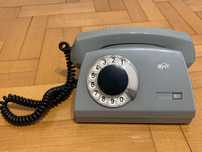 Telefon stacjonarny z tarczą Ładny bez uszkodzeń Sprawny PRL