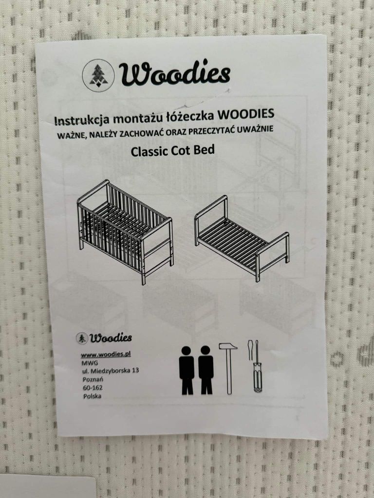 Łóżeczko Classic Cot Bet marki Woodie's