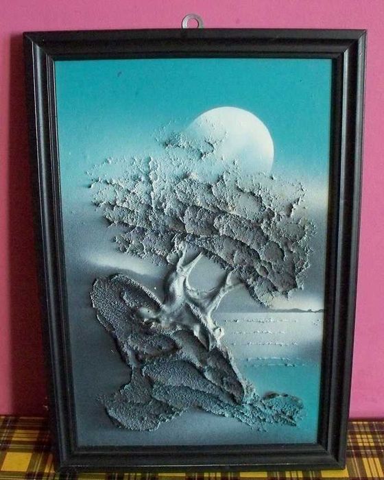 obraz drzewo jezioro 23x33cm