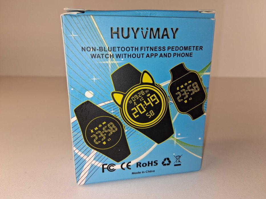 E124 Zegarek Smartwatch Opaska Sportowa LED Kotek