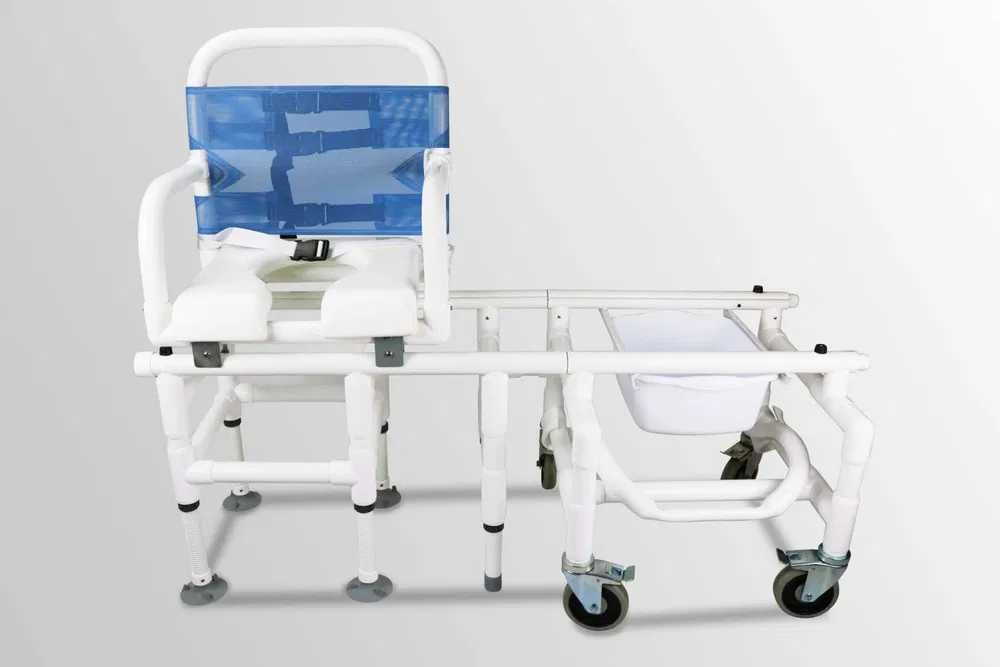 Система перемещения инвалида в ванну или туалет.