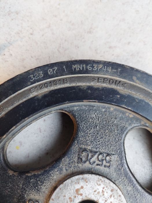 Шкив коленвала Mitsubishi Lancer X 4A91 1.5, ASX 1.6 4a92 MN163744