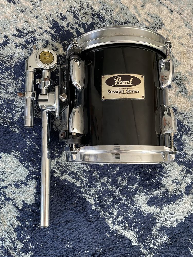 Timbalao Pearl Session 8 + banco + suporte tarola