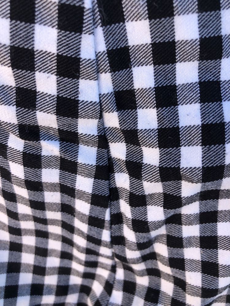 Calcas Zara xadrez com elastano