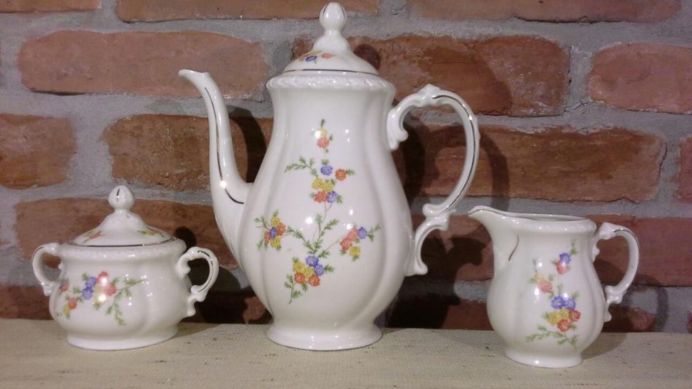 Porcelana Śląska, CT Tielsch Altwasser,Serwis  12 osob 1939r. Śliczny