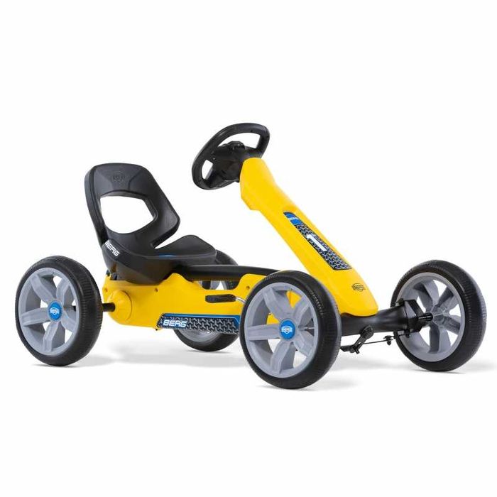 BERG Gokart Reppy Rider Żółty do 40 kg dla dzieci od 2 do 6 lat