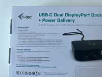 i-tec USB-C Dual Display Dock 2x Display Port PD 100 W