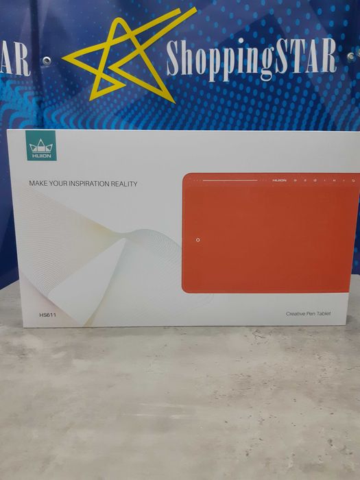Графічний планшет Huion HS611 Blue / Red / Grey • Новий