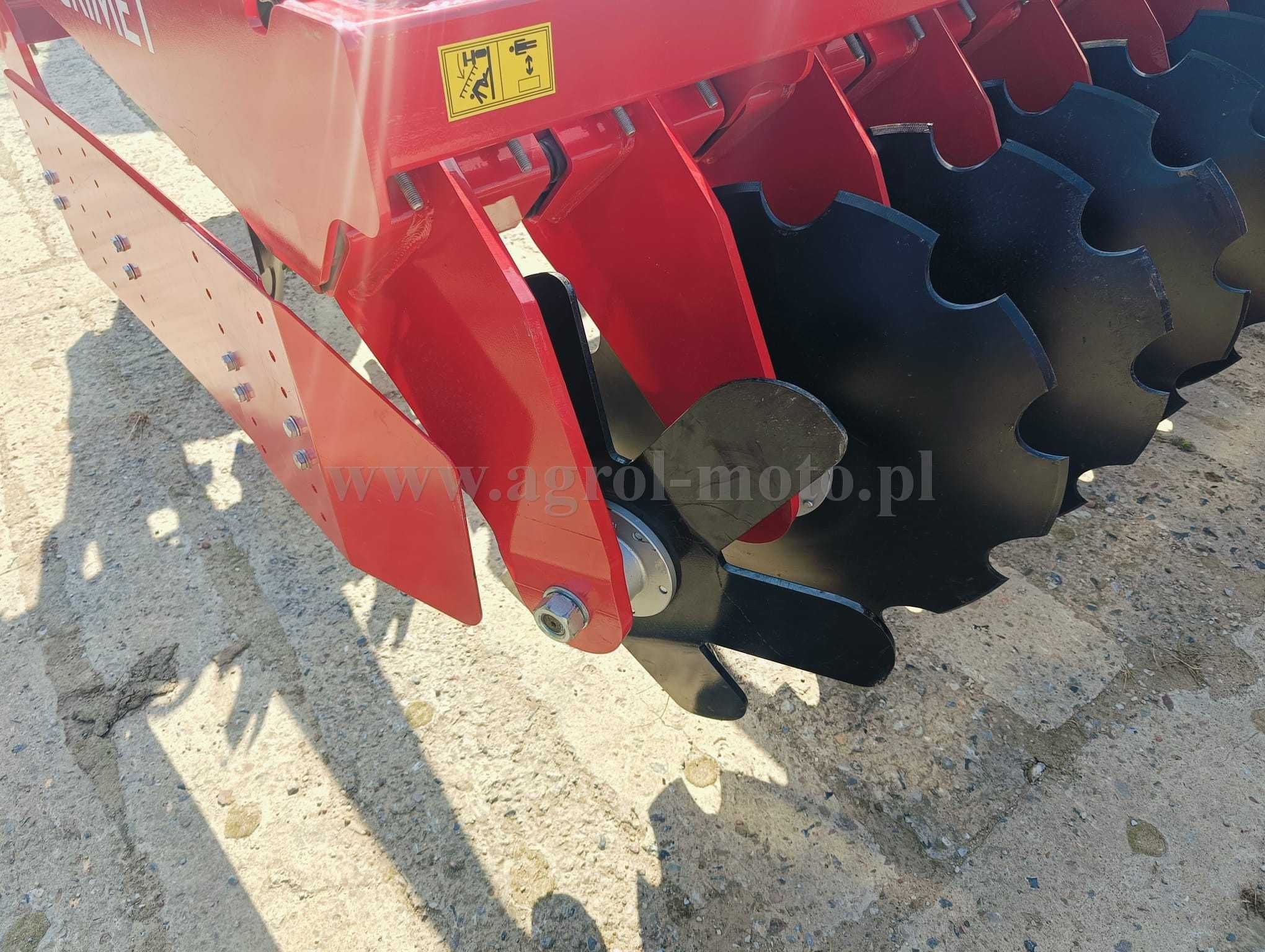 Brona talerzowa CIĘŻKA AGRIMET MULTICAT HD 5m ciągana talerz 6mm!