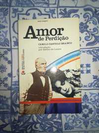 Livro "Amor de perdição" de Camilo Castelo Branco