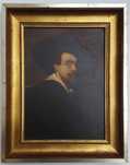 Pedro Paulo Rubens - Cópia de retrato - Pintura antiga a óleo - Quadro