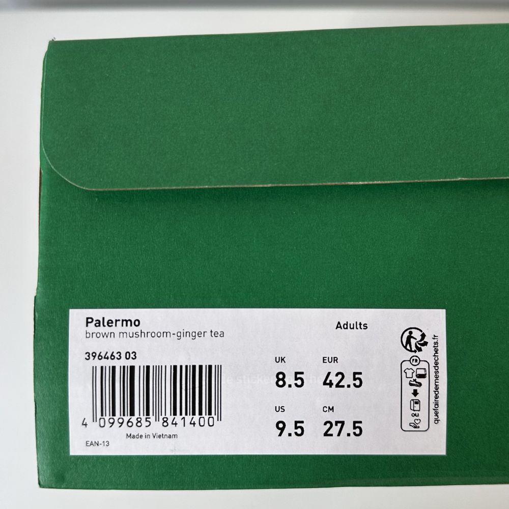 Brązowe męskie buty PUMA PALERMO 27,5cm 42.5