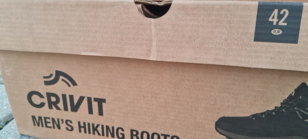 Nowe czarne trekkingowe buty Crivit róż. 42