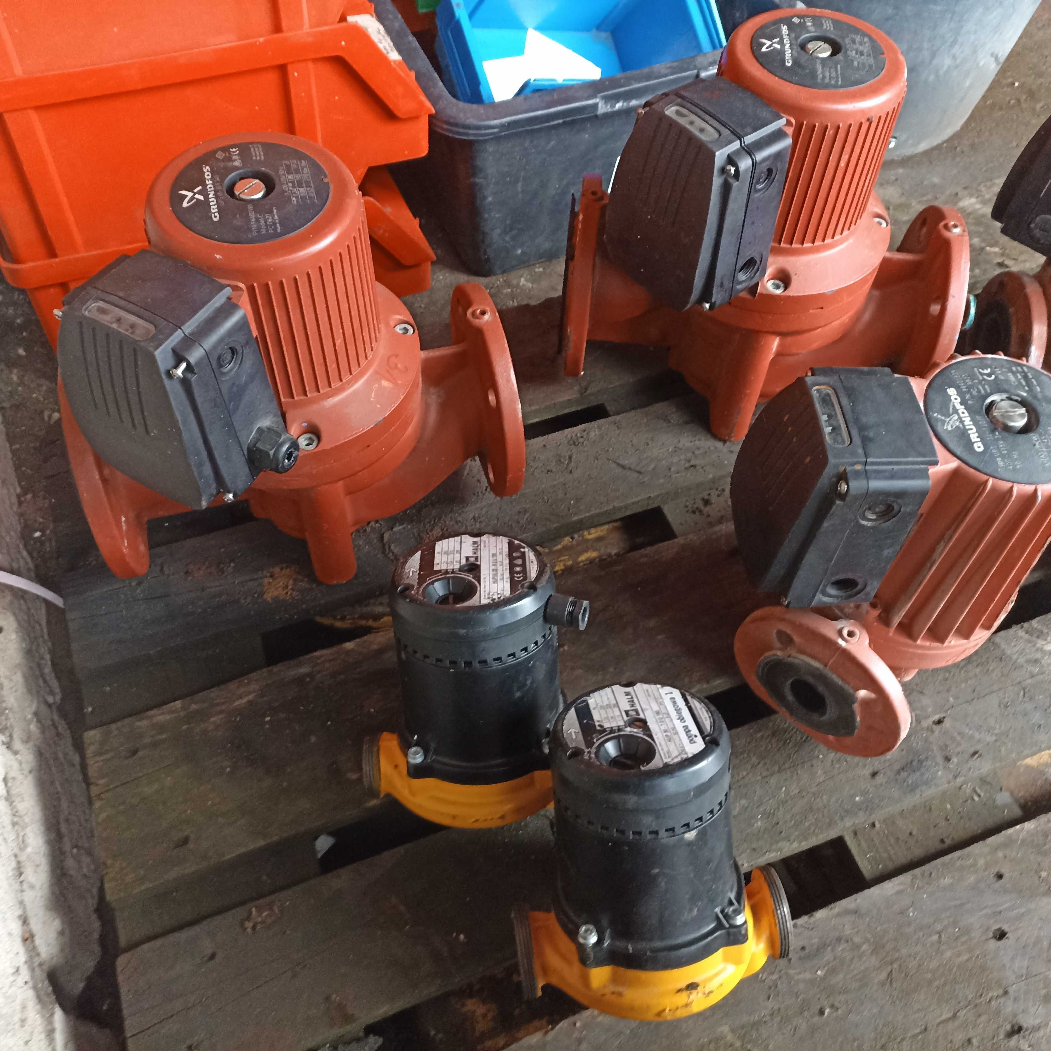 Pompy obiegowe GRUNDFOS, LFP Leszno, Halm  - 5szt.