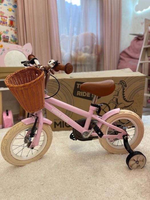 Двоколісний велосипед рожевий  Miqilong RM Pink 12''
