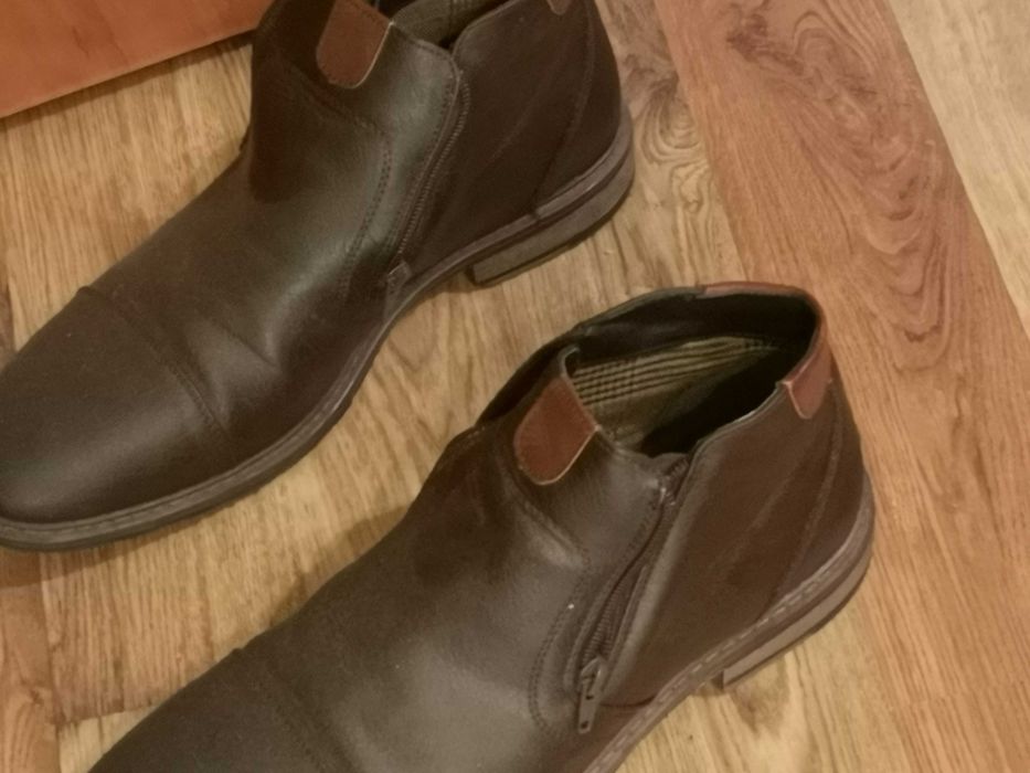 Buty skorzane Memphis trzewiki sztyblety