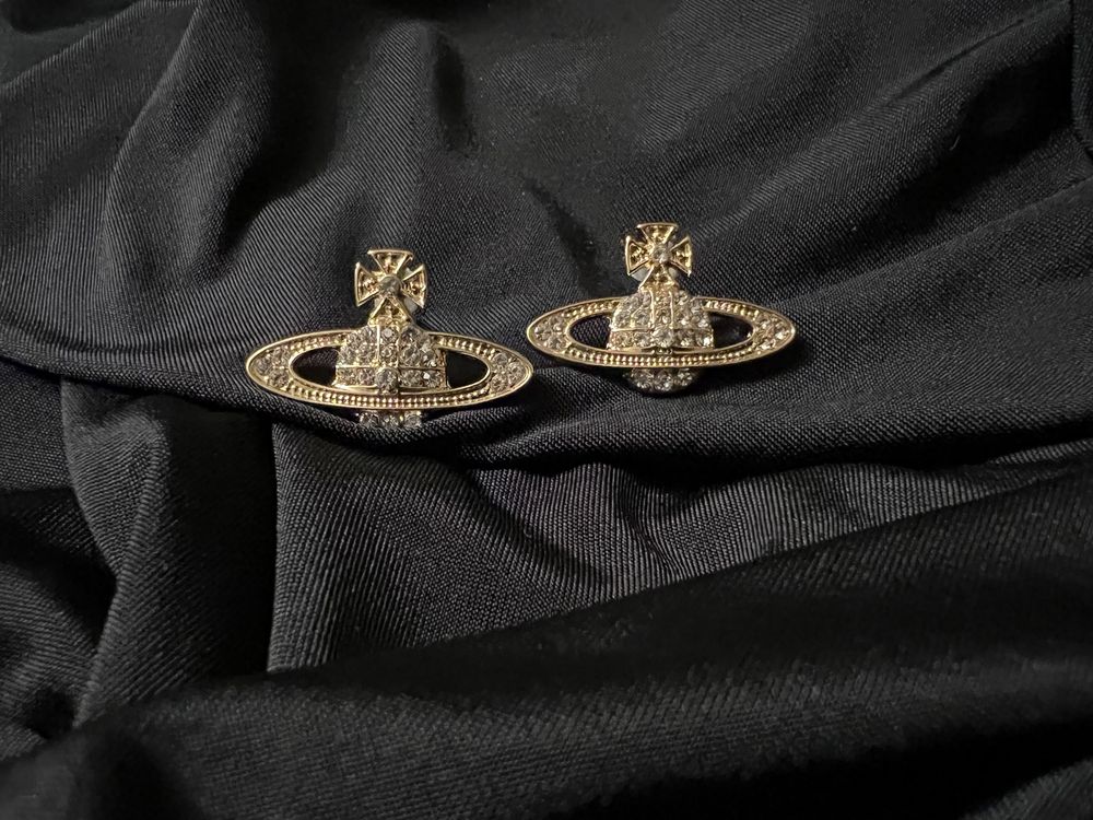 Набор колье сережки Vivienne Westwood комплект Вивьен Вествуд ожерелье