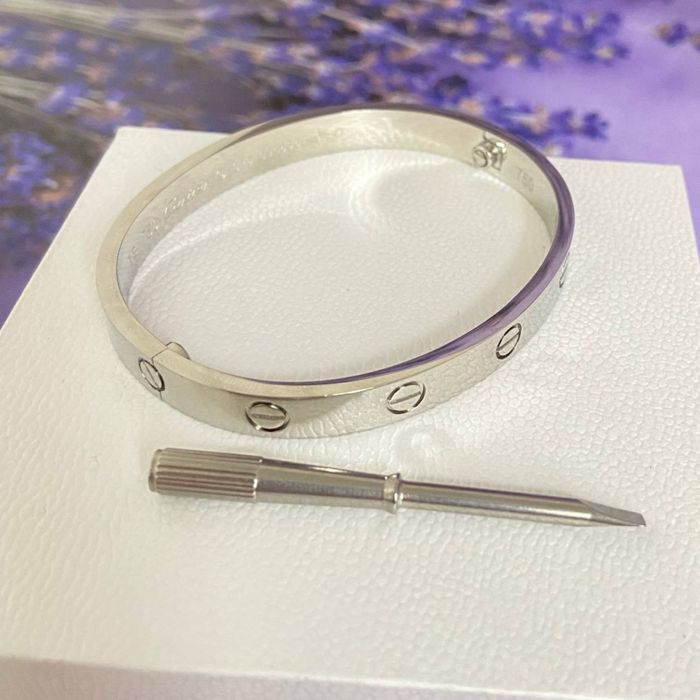 ТОП Браслет Cartier Love Silver B6067617 Браслет Картье Любов