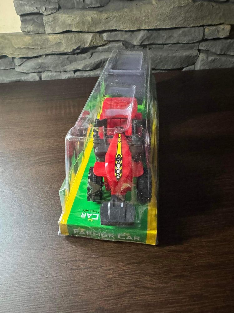 Traktor z przyczepą czerwony 29,5x10x9cm 48tknz