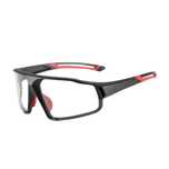 Okulary Rowerowe/Sportowe czarno-czerwone