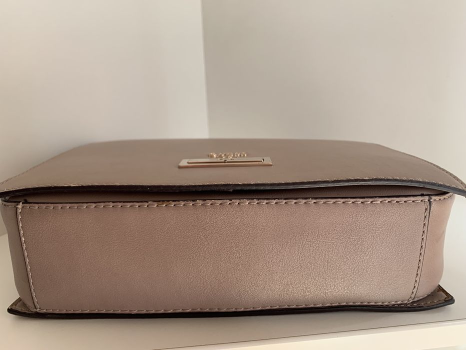 Сумка Guess 26/19/7  розово-бежева