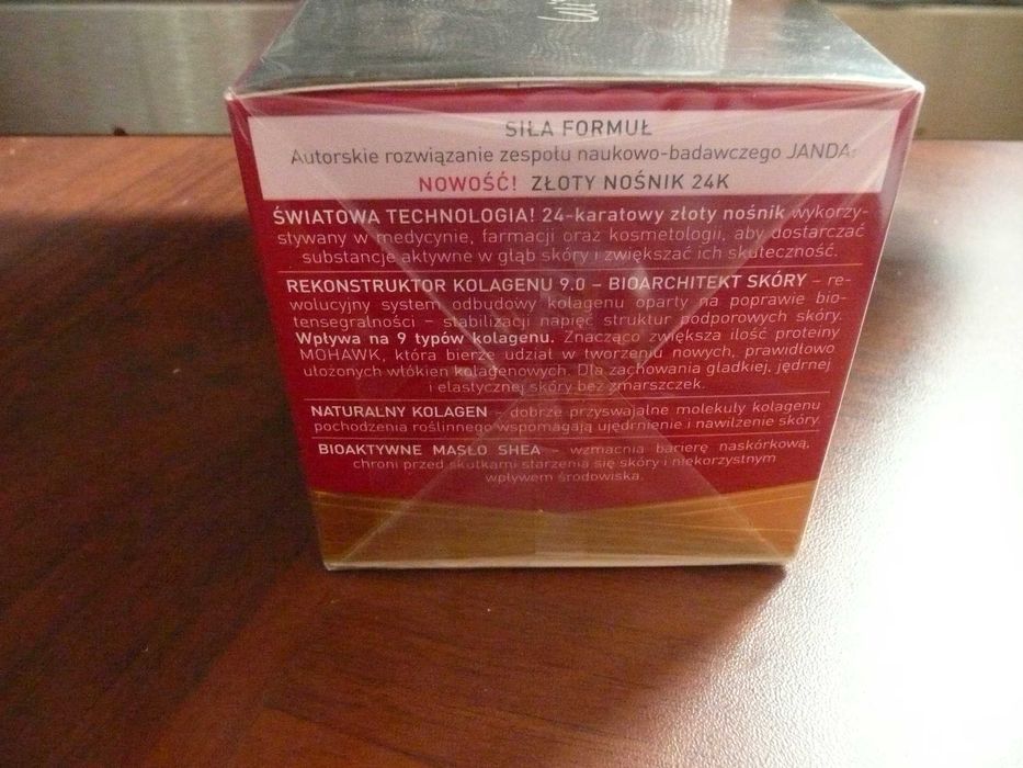 Krem JANDA Collagen Reconstructor krem na dobranoc złoty nośnika 24K