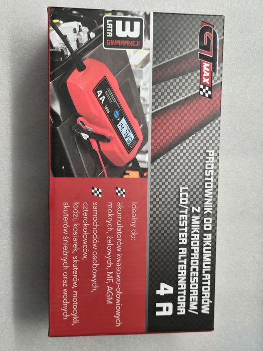 Nowy prostownik do akumulatorow do auta motoru