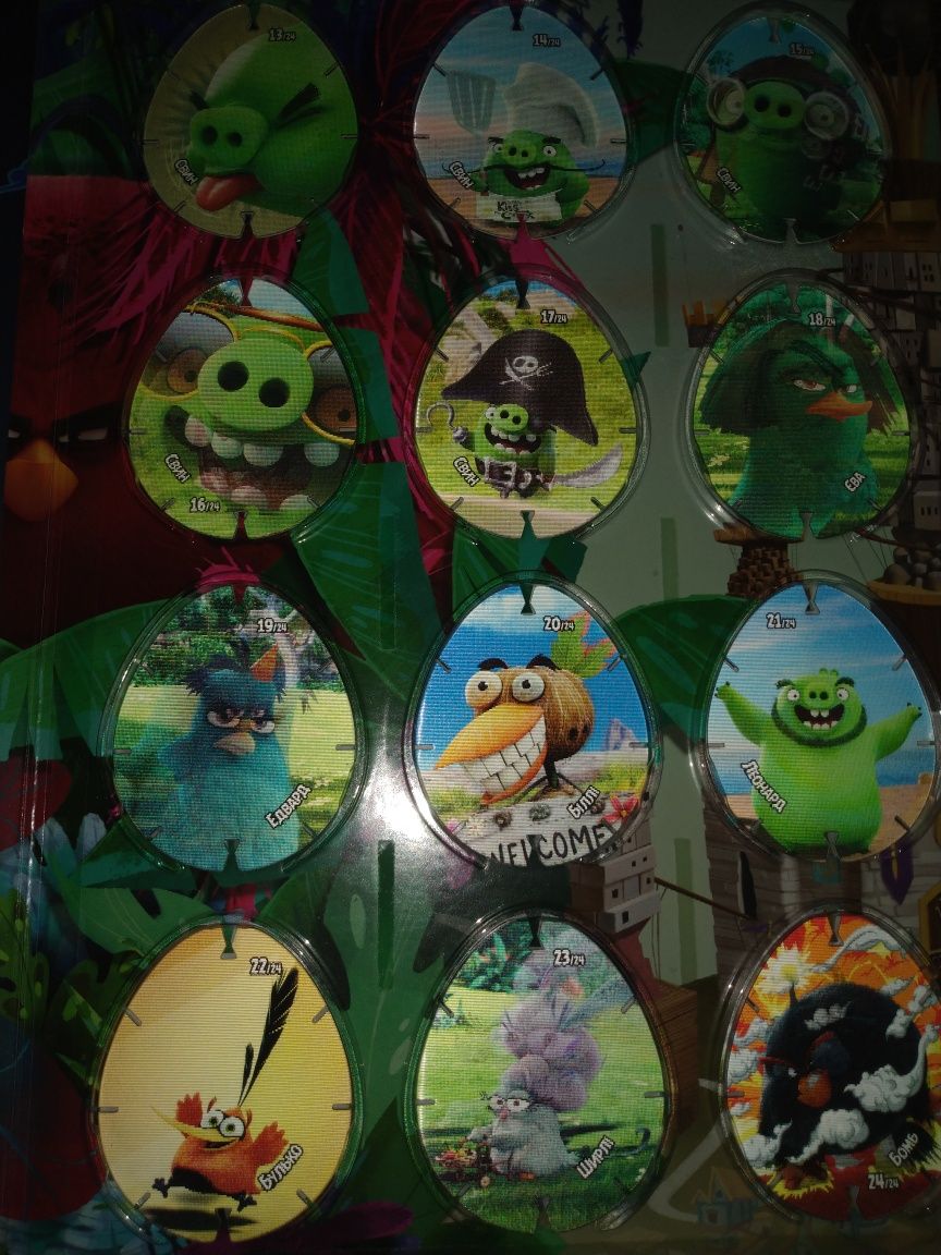 Альбом 3D карточек Angry Birds