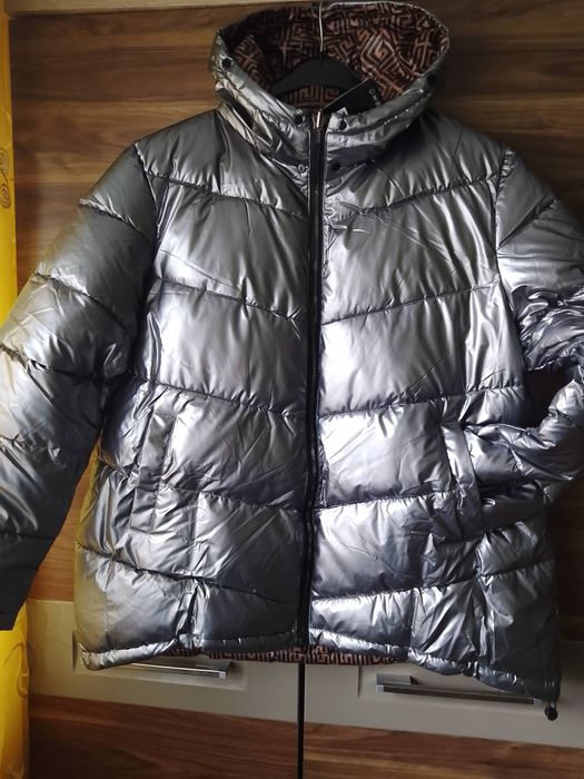 Kurtka damska ocieplana dwustronna pikowana ciepła rozmiar 7 XL nowa