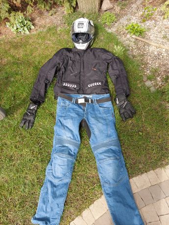 Kurtka spodnie motocyklowe komplet