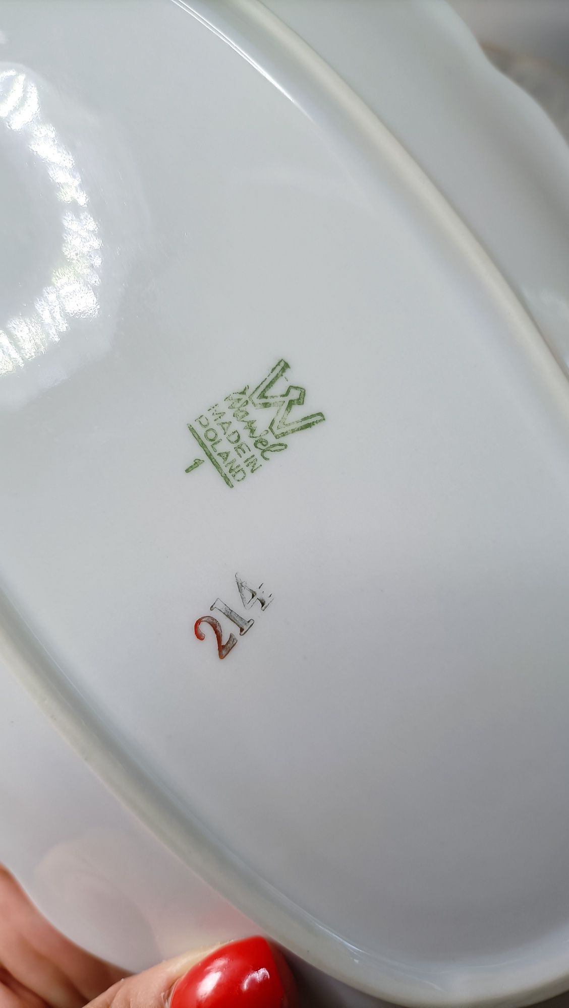 Wawel Fryderyka porcelanowy komplet obiadowy bulionówki na 12 osób