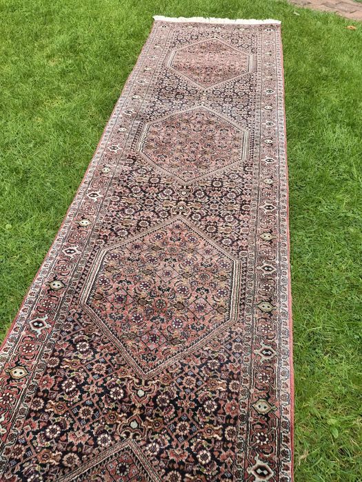 Kaszmirowy Bidjar z Iranu - Perski chodnik z czystej wełny 70 x 315 cm