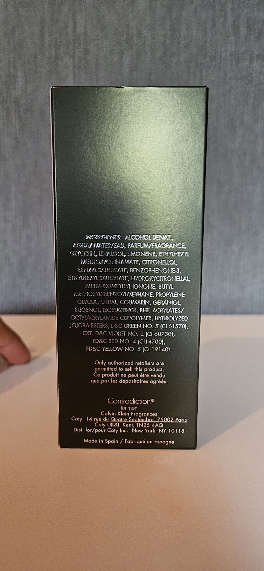 Nowe Perfumy 100 ml Calvin Klein Contradiction for men 3.3 FL OZ meski
