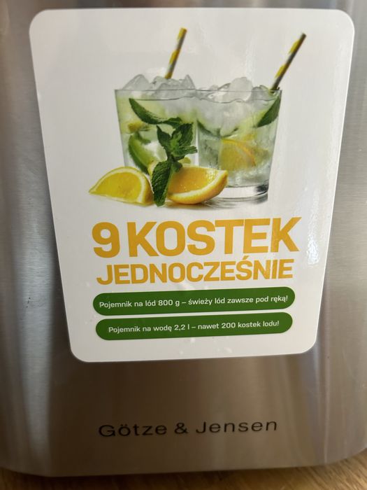 Kostkarka do lodów lato elektryczna kostkarka gotze jensen