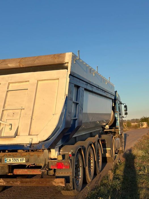 Daf xf 95 380 , полуприцеп самосвал, комплект