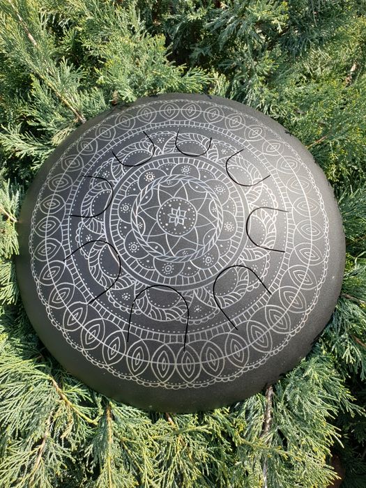 Пелюстковий барабан 8 нот. Глюкофон PetalDrum. Ручної работи.