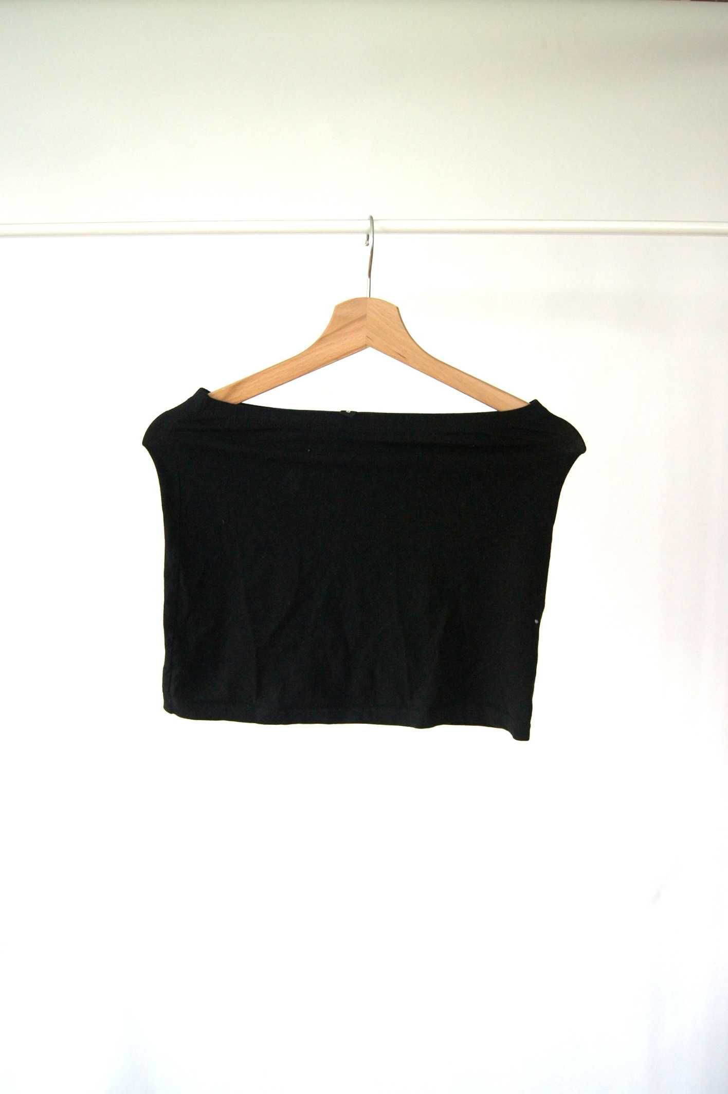 Czarna mini spódniczka/tuba H&M 34XS top basic klasyczna krótka