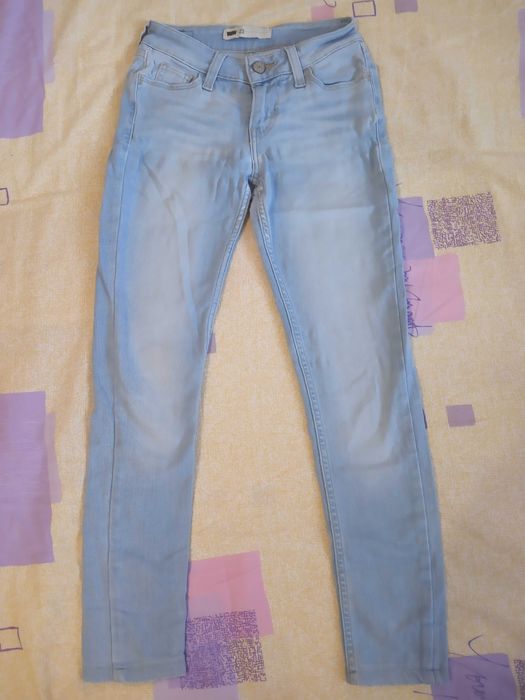 Синие брюки, джинсы для  девочки на 10- 11 лет Waikiki,джинсы.