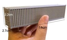 Kontener Morski Druk 3D H0 za sztukę. 14 cm.