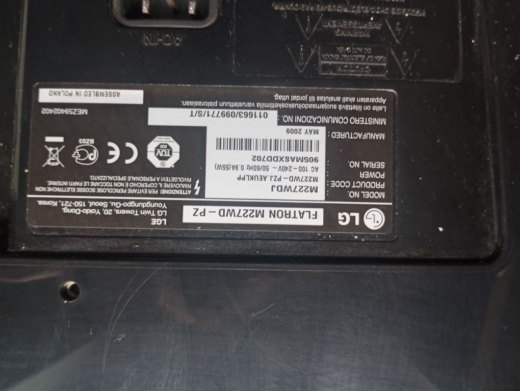 Monitor LG 60 GHz